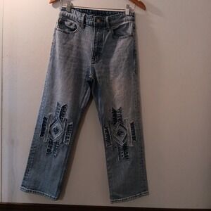 Lucky Brand Lucky Pins Shrunken Boot  Women's Sz  4/27 Denim